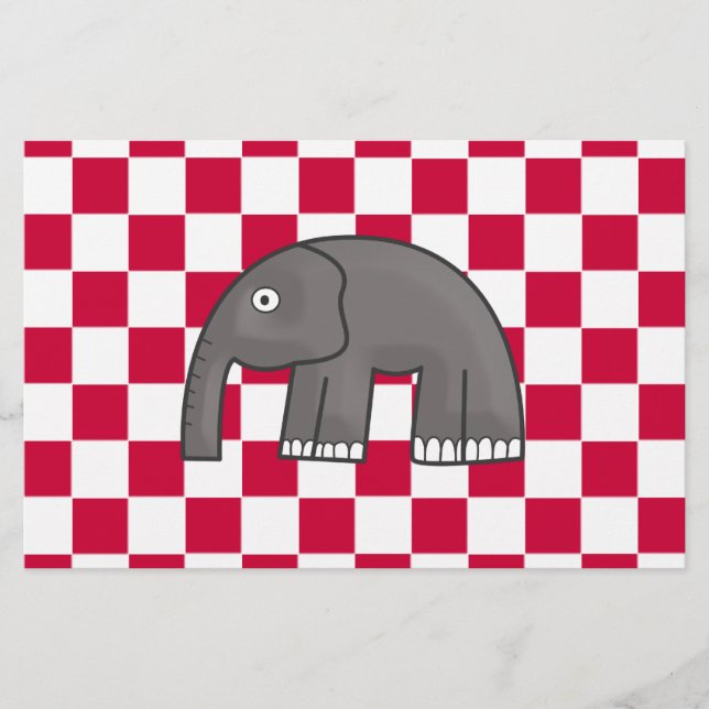 elephant stationery (Front)