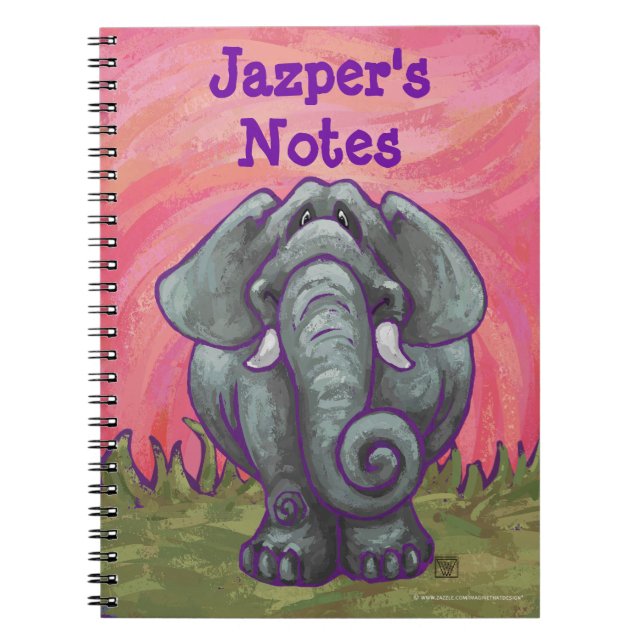Elephant Stationery Notebook (Front)