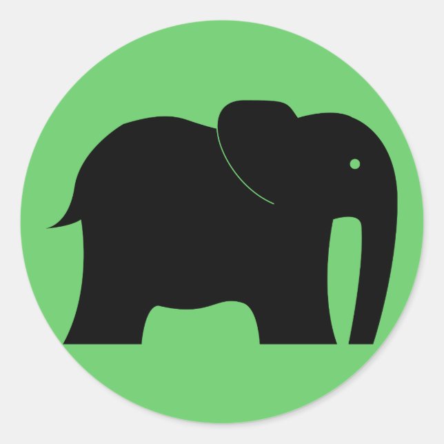 Elephant Sticker (Front)