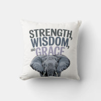Elephant 'Strength, Wisdom, Grace' Art