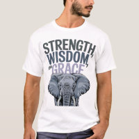 Elephant 'Strength, Wisdom, Grace' Art