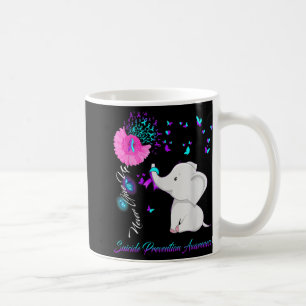 Elephant Suicide Prevention Awareness Ribbon Gif  Coffee Mug