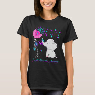 Elephant Suicide Prevention Awareness - Ribbon Gif T-Shirt