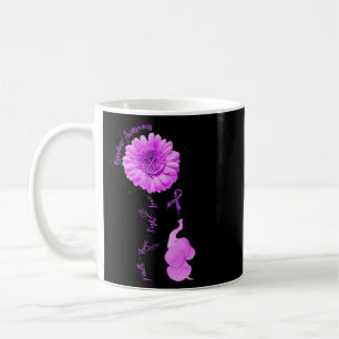 Elephant Sunflower Faith Hope Fight Love Overdose  Coffee Mug