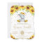 Elephant Sunflower Floral Baby Shower Girl
