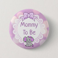 Elephant Themed Mummy to Be Baby Shower