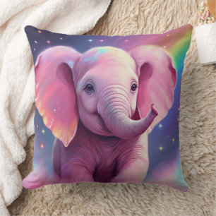 Elephant  Throw Pillow