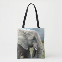 Elephant Tote Bag