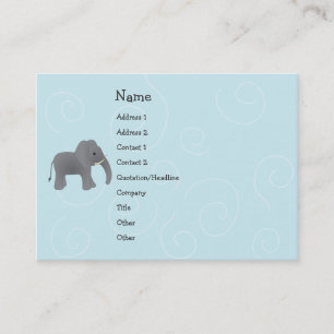 Elephant  Toy Business Card