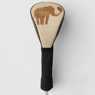 Elephant Tribal Art Design Golf Head Cover