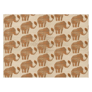 Elephant Tribal Art Design Tablecloth