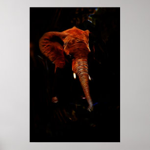 Elephant trunk poster