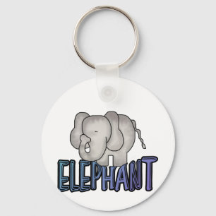 Elephant Tshirts and Gifts Key Ring