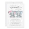 Elephant Twin Girl Boy Baby Shower
