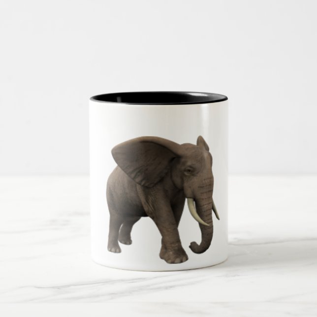 ELEPHANT Two-Tone COFFEE MUG (Center)