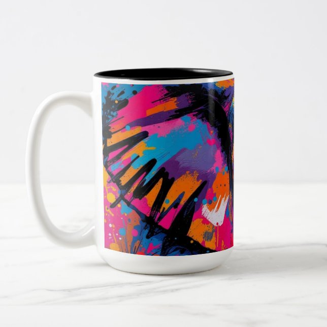 ELEPHANT Two-Tone COFFEE MUG (Left)