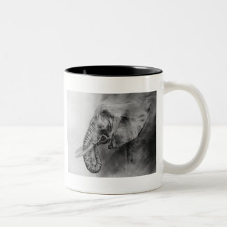 elephant Two-Tone coffee mug