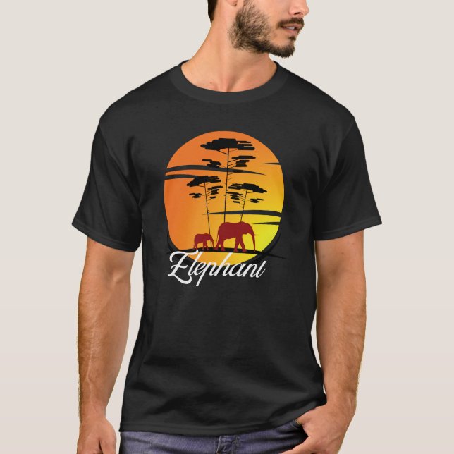 Elephant Unisex T-Shirt (Front)