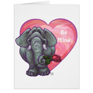 Elephant Valentine's Day