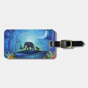 Elephant Walk Luggage Tag