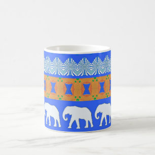 Elephant Walk pattern Coffee Mug