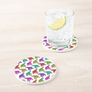 Elephant Walk pattern tiles design Coaster