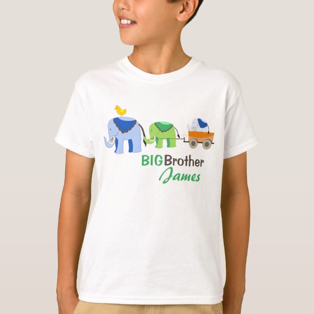 Elephant Walk Sibling T-Shirt (Front)