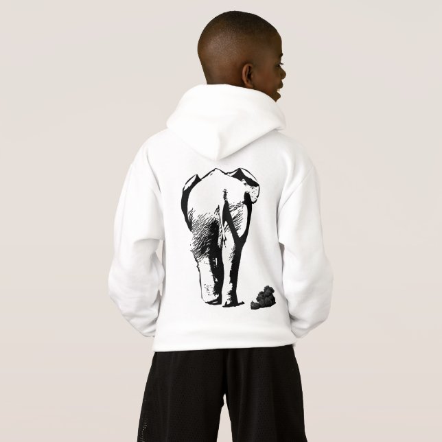 Elephant walk T-Shirt Hoodie (Back Full)