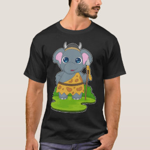 Elephant Warrior Spear T-Shirt