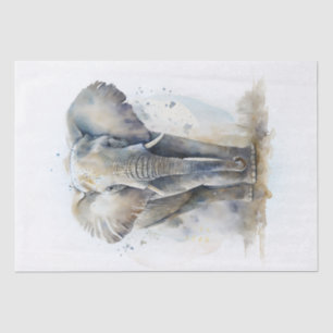 Elephant Watercolor Tissue Paper