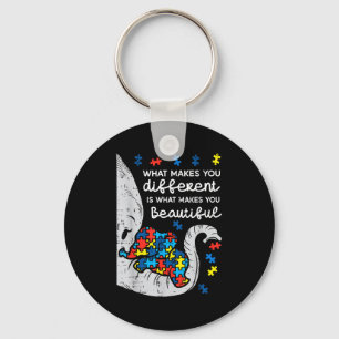 Elephant What Makes You Different Autism Awareness Key Ring