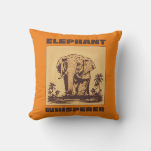 Elephant Whisperer Cushion