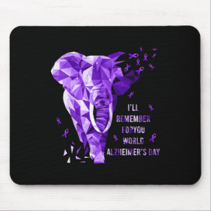Elephant Will Remember For You World Heimerheimer  Mouse Pad