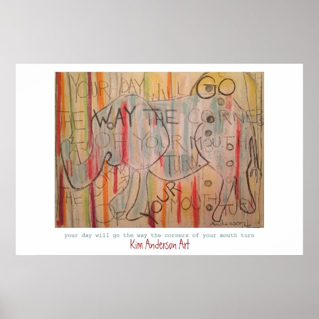 Elephant Wisdom Poster (Front)