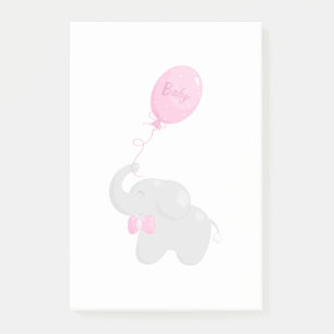 Elephant with Balloon Post-it Notes