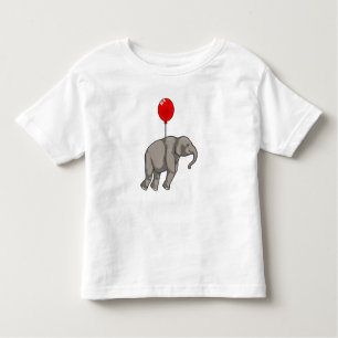 Elephant with Balloon Toddler T-Shirt