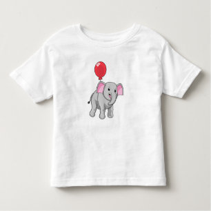 Elephant with Balloon Toddler T-Shirt