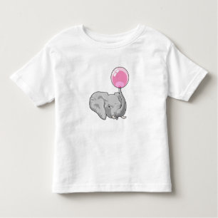 Elephant with Balloon Toddler T-Shirt