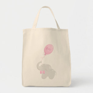 Elephant with Balloon Tote Bag