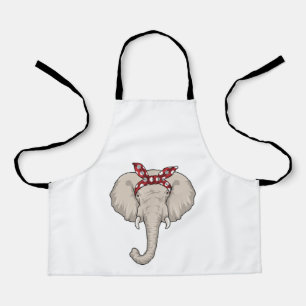 Elephant with Bandana Apron