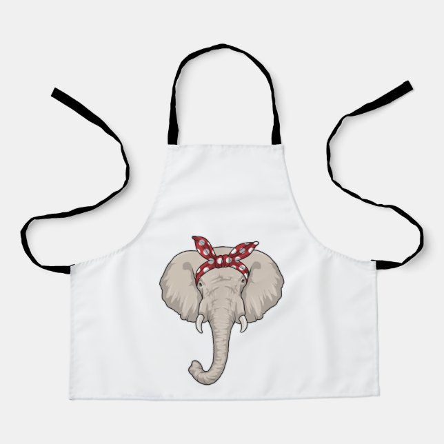 Elephant with Bandana Apron (Front)