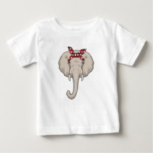 Elephant with Bandana Baby T-Shirt