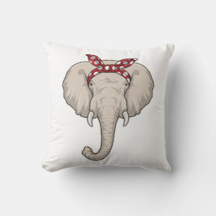 Elephant with Bandana Cushion