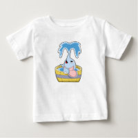 Elephant with Bathtub full of Water