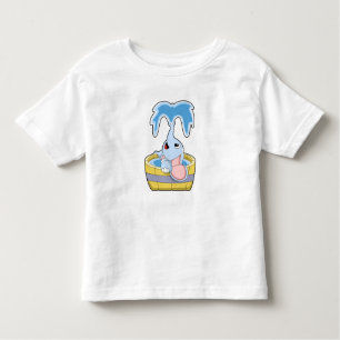 Elephant with Bathtub full of Water Toddler T-Shirt