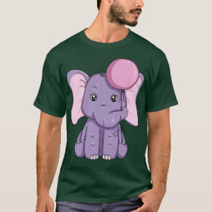 Elephant with big Ears and Ballon T-Shirt