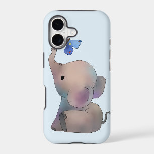 Elephant with butterfly