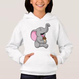 Elephant with Chocolate Waffle ice cream
