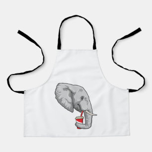 Elephant with Drink Apron