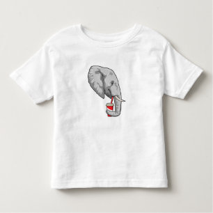 Elephant with Drink Toddler T-Shirt